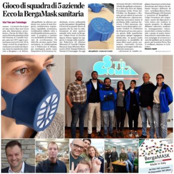 BergaMASK kit adulto + 30 filtri tnt - immagine 5