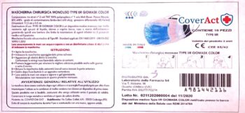 Mascherina chiurgica Nera - LDF coveract 10 pezzi - immagine 2